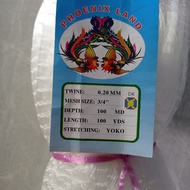 Jaring ikan 0.20 3/4 100md/100mds jaring ikan bahan jala jaring ikan