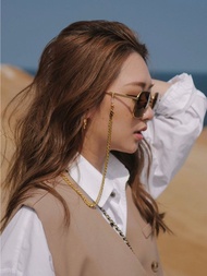 澳洲Sunny Cords 24k金雙層設計-Samantha L. 帽鍊|眼鏡鍊|口罩鍊