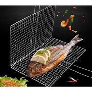 Grilled Fish, Chicken, Hotdog BBQ Mesh Net Grill Fish BBQ net clay, toast, and toast BBQ grill mesh 