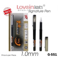 Test Good 1.0mm G-551A Signature Pen Lovein Zhixin Gel Ink Pen G551