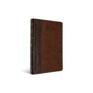 ESV Large Print Thinline Reference Bible TruTone®, Brown/Walnut, Timeless Design (Crossway)