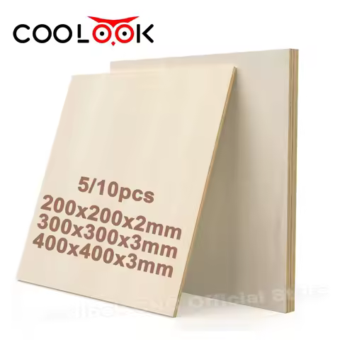 Basswood Plywood 200/300/400mm Plywood Board for DIY Architectural Models Making Wood Board for Lase