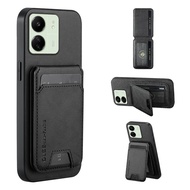Case for Xiaomi Redmi 13C 4G POCO M6 POCO C65 Luxury Magnetic Wallet Case for Mobile Phone