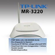 Modem Router Wireless Wifi TPlink TP-Link MR-3220 OPENWRT DDWRT Normal