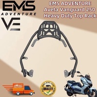 EMS TOP RACK AVETA VANGUARD 250 HEAVY DUTY TOP RACK LUGGAGE EMS ADVENTURE
