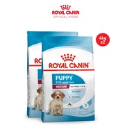 Royal Canin Medium Puppy (4kg x 2) Dry Dog Food - Size Health Nutrition