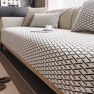 Sofa Cushion Chenille Seat Cushion All-Season Universal Cover New Nordic Light Luxury Non-Slip Thick