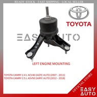 TOYOTA CAMRY 2.4 L ACV40 AUTO(2007-2011)/CAMRY 2.5 L ASV50 AUTO(2012-2018)-12372-28200 LEFT ENGINE MOUNTING( EASY AUTO )