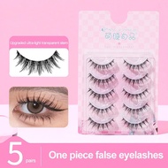 Moe Lashes Premium False Eyelashes Cartoon-Style Natural Hair Flow Full Strip For Beginners G0X9