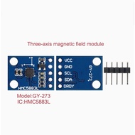 GY-273 HMC5883L 3-Axis Magnetic Field Sensor Module - Electronic Compass for Arduino, I2C Interface,