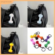 CONG Dumbbell Shape keychains for Women Aesthetic Keychain Charms Bag Purse Charms