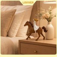 Hand Painted Resin Sculpture Art Cool Horse Figurines Horse Figurine Horse Statue for Horse Lovers B