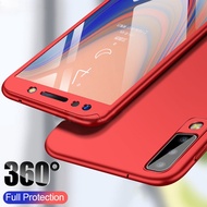 Fashion 360 Shockproof Full Cover Cell Phone Case For Samsung Galaxy A9 A8 A7 A6 2018 J8 J7 Prime J6 J5 J4 Plus J2 J3 2017 J730