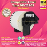 Brothr label dimensions 62 mm x 30 meters Dk 22205 22205