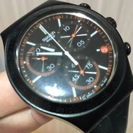 Swatch 三眼運動錶 瑞士製 幾乎全新 有保貼在 價錢好談 全台已停產 時尚錶 手錶 盒子還在