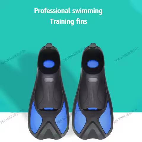 Beginner swimming training fins with multiple color specifications, original factory diving training