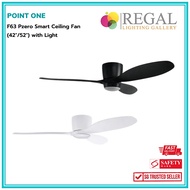 Point One F63 Pzero Smart Ceiling Fan (42"/52") with Light - Regal Lighting