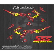 Hayabusa Satria Facelift Variation Striping Decal Sticker Motor Stiker Motor