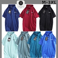 NIKE Polyester Collar T-shirt Polo shirts Training Gear Sport Wear Men Shirt Baju Lelaki Golf Polo T