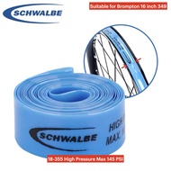 Schwalbe High Pressure Rim Tape 18-355 Max 145 PSI (10 Bar) for Brompton Aceoffix Pikes 3Sixty Camp Royale 16 inch 349