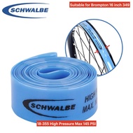 Schwalbe High Pressure Rim Tape 18-355 Max 145 PSI (10 Bar) for Brompton Aceoffix Pikes 3Sixty Camp 