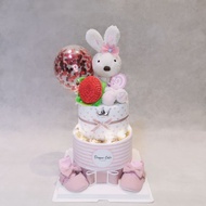 🇸🇬 🔥🔥🔥 2 Tier Diaper Cake + Ang Ku Kueh or Kueh Lapis Teether