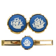Wedgwood 金屬領帶夾與袖扣 [二手]