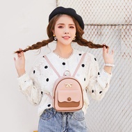 Women's Mini Backpack Fashion Pu Leather Small Backpack Color Mini Girls Cute Messenger F1e2