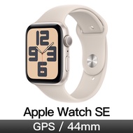 Apple Watch SE GPS 44mm星光鋁/星光運動錶帶-M/L MRE53TA/A