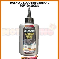 DASHOIL SCOOTER GEAR OIL 80W-90 100ML 4AT SEMI SYNTHETIC HONDA YAMAHA SYM
