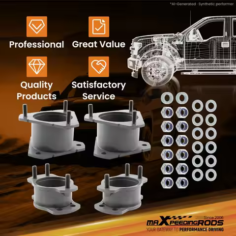 Suspension Spacer Kit 3" Front Rear for Ford Explorer 2006-2010 Strut Spacer