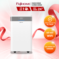 Máy hút ẩm dân dụng Fujihome DH12NW 12L/ngày màn hình hiển thị độ ẩm lọc ion điều khiển app - BẢO HÀ