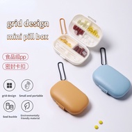 【LUCKY】Japanese-style Portable Pill Box 7 Days Large-Capacity Sealed Portable Pill Packing Box Health Care Product Box Medicine Storage Box