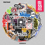 LOKAL Local Indonesian band stickers, pack stickers, band stickers, hindia stickers, dark stickers, 