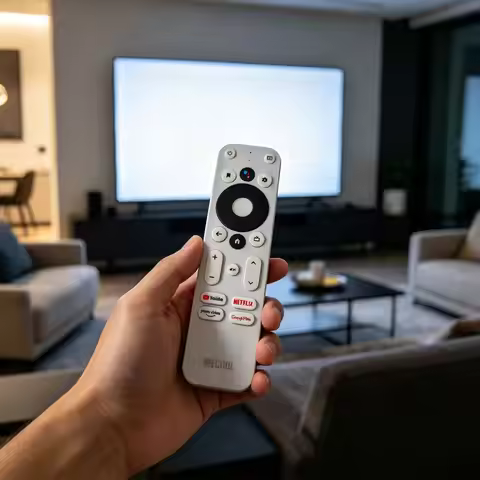 Remote Controller Replacement For MECOOL KM2 PLUS ONN Android 4K UHD TV Box Universal Bluetooth-comp