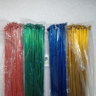 HIJAU MERAH 26 spokes red green goldbiru length 262mm steel 72pcs, MTB spokes Federal Jengki Fixie R