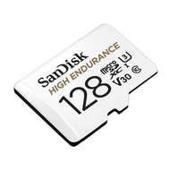 SANDISK  High Endurance microSD 128G高耐用強效能監控設備專用記憶卡 (讀/寫速度: 100MB/40MB)