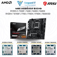 MSI PRO A620AM-B EVO DDR5 AM5 GAMING MOTHERBOARD COMBO [RYZEN 7500F|7600|7600X|9600X|7700|7700X|9700