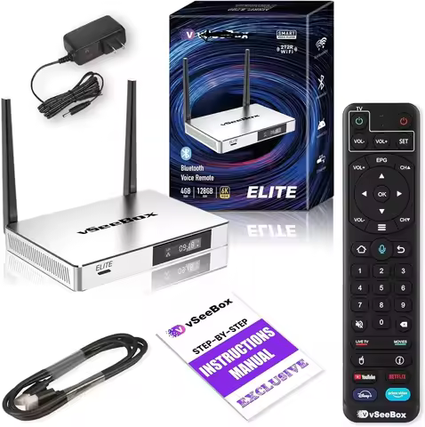 100% Best Selling Buy 2 Get 1 Free 2024 vSeeBox Elite 6K Latest Version TV