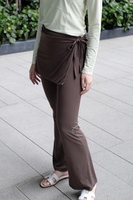 Active skirt pants 01 กางเกงออกกำลัง ผ้า anti-bacteria เบาสบาย ยืดหยุ่นสูง มีกระโปรงแยกชิ้น ผูกปิดพร