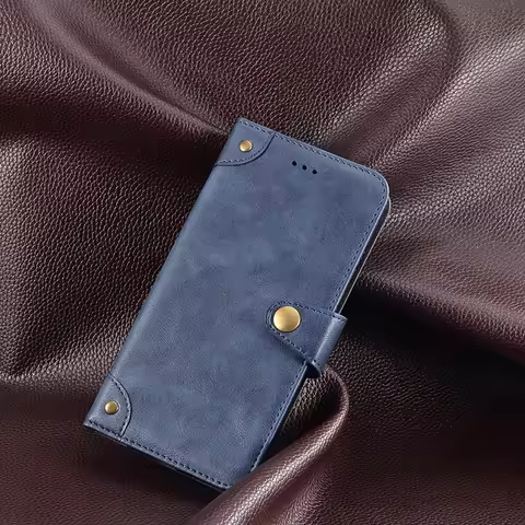 For Boox Palma 2/Boox P6+/Boox P6 Pro Case Metal Buckle Retro PU Leather Back Case Cover Conque Fund