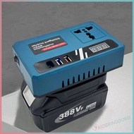 Smart Battery Inverter Adapter 18V/21V to 220V AC 5V USB Output _KKD