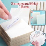 Transparent Sticky Note Waterproof Post It Sticky Notes PET Memo Pad Sticky Tabs For Office School S