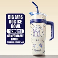 1200ML Sanrio Thermos Cup Portable Tumbler With Handle 304 Stainless Steel Thermos Flask Cartoon Cha