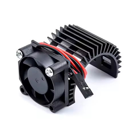 30X30mm Aluminum 2838 2845 2850 380 390 Motor Heat Sink & Cooling Fan 3-6V HeatSink For HSP 28006 RC