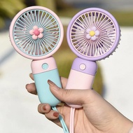 Handheld Kipas Mini Small Fan Dormitory Desk Surface USB Rechargeable Portable Mini Fan USB Cable Kipas Kecil