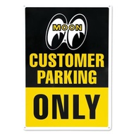 Moon Customer Parking Only Plate [Mg816Mc]