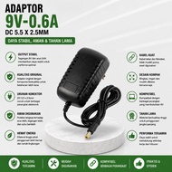 9V 0.6A 600mA DC Power Supply Charger Adapter 9 VOLT