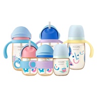 Genuine Philips AVENT Baby Bottle Wide Neck PPSU Feeding Bottle Straw Cup Sippy Cup For Toddler 200ml/330ml