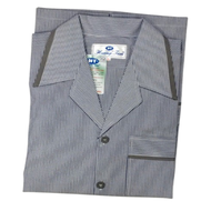 Bộ Pyjama HUONGTAM Kate tay dài nam cao cấp(PDK01N11). Chất liệu Kate loại tốt:  mềm mại thoáng mát 